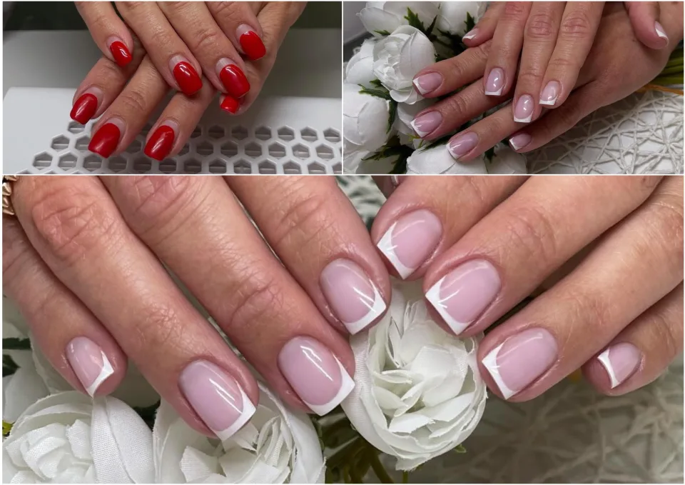 Klassisches French-Nageldesign