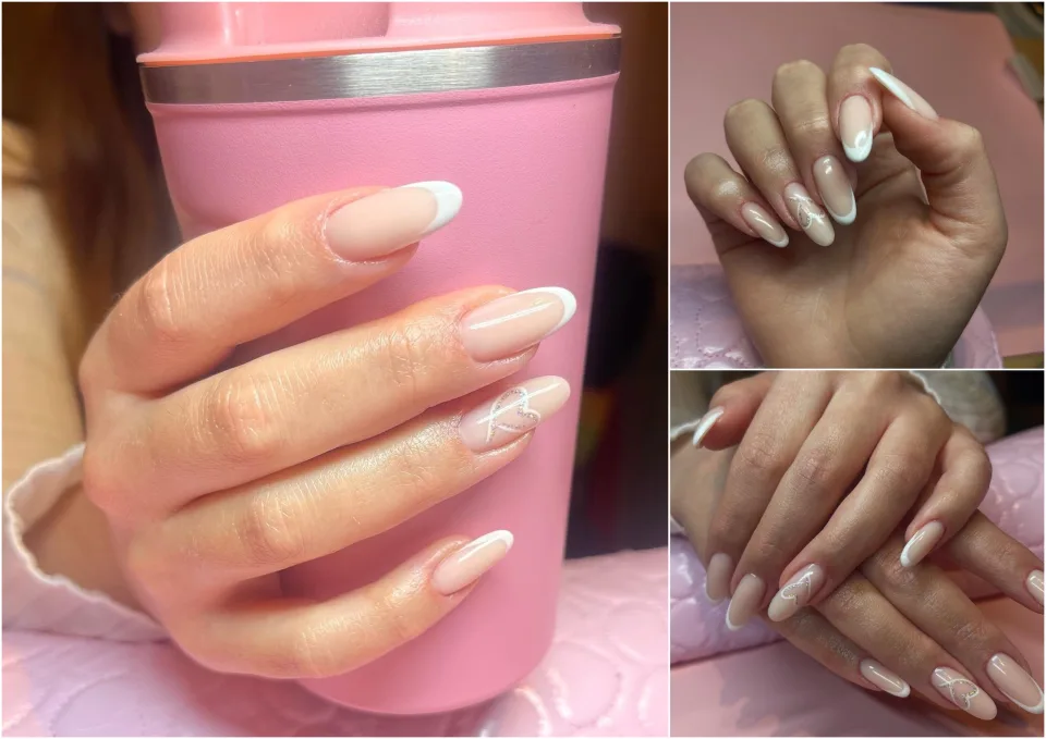 French-Nageldesign mit gepflegter Form